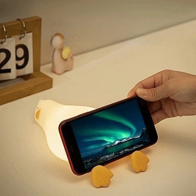 veilleuse-enfant-bon-sommeil-canard-DEL-rechargeable