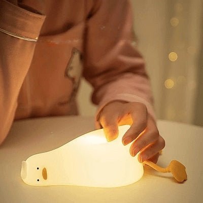 veilleuse-bébé-sommeil-canard-DEL-rechargeable